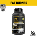 PVL Carnitine Gold+, L- Carnitine Supplement, Metabolic Energizer for Fat Burning, Rapid Absorption, 228 Vege Caps. 