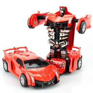 Kids toy transfomer car robot car mainan budak kreta robot儿童变形玩具金刚男孩变形玩具车机器人
