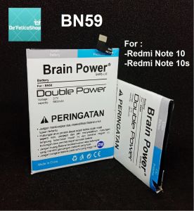 BN59 DOUBLE POWER BATTERY FOR XIAOMI REDMI NOTE 10 / 10S BN 59 BATERAI BATRAI BATRE ORIGINAL