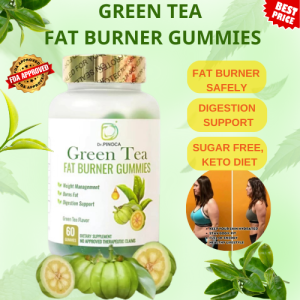 DR PINOCA Original Green Tea Fat Burner Gummies Lose Weight Safely Anti-Aging For Skin Health
