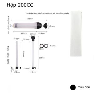 Xy Lanh Hút Dung Dịch Ô Tô 500cc-ESTLA