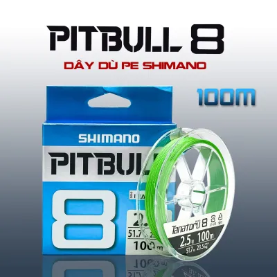 Dây Dù Câu Cá CAO CẤP PE SHIMANO X8 100m -JAPAN -XUẤT XỨ : Nhật Bản - SỢI DÙ MỀM MỊN - DAI -SIÊU KHOẺ đủ số từ 0.8 đến 7.0