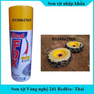 Sơn xịt Redfox 400ml đủ màu chính hãng - Nhập khẩu Thái Lan - sơn ô tô xe máy sơn kim loại sơn lót sơn màu