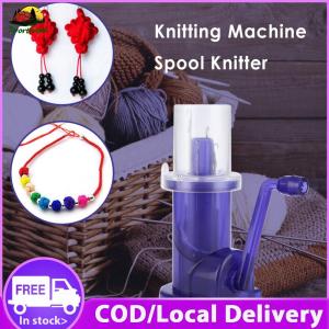 【Fast delivery】 Manual Weaver Knitting Machine for Home Use Easy Weaver Craft Tool with Easy Tension Adjustment in Blue