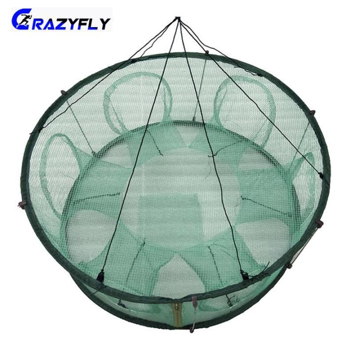 Automatic Fishing Net Trap Cage Round Shape Durable Open For Crab
