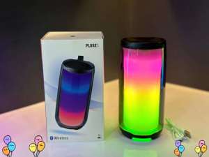 ลำโพงบลูทูธ ลำโพงมีไฟ รุ่น PLUSE5 ไฟ10โหมด คุณภาพเสียงระดับHIFI เสียงดี ขนาดพกพาหิ้วได้เชื่อมเข้ากันได้2ตัว พร้อมจัดส่ง