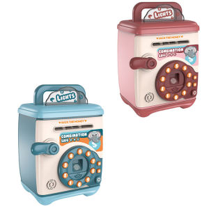 Great Gift Toy for Kids Piggy Banks Money Bank with Electronic Lock Money Saving Box Mini ATM Electronic Coin Bank Box for Children Password Lock Case Baby Toys for Toddlers Boys Girls