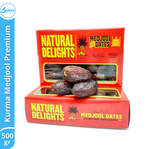 Original Kurma Medjool Natural Delight JUMBO 500gr - kurma Medjool Fresh Dates - Medjol Jumbo -SHABANI STORE
