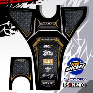 Striping Scoopy Pelindung Dashboard Tankpad deckpad Scoopy stiker scoopy Striping Scoopy 2020 2021 2022 Stiker Motor Keren Variasi Murah