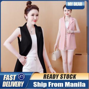 Sleeveless Lightweight Jackets for Women Tank Vest Coat