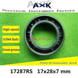 17287 Hybrid Ceramic Bearing 17x28x7 Mm Abec-3 (1 Pc) Bicycle Bottom Brackets & Spares 17287rs Si3n4 Ball Bearings 17287-2rs