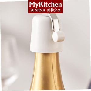 MyKitchen Pressing Type Wine Bottle StopperVacuum Seal Plug for Wine Preservation