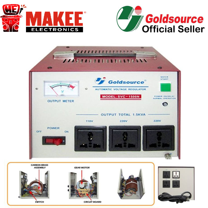 Goldsource Avr W Automatic Voltage Regulator Svc W Lazada Ph