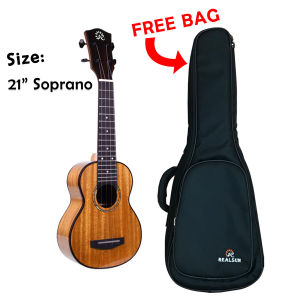 REALSUN (AS/AC/AT100) Ukulele Guitar Murah (21 23 26 inch 寸) Soprano/ Concert/ Tenor Ukelele Gitar + String 烏克麗麗尤克里里
