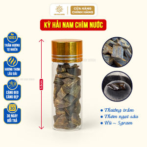 Vụn kỳ hải nam chìm nước cao cấp Sơn Mộc Hương - Xông đốt thơm bốc mạnh ngọt sâu