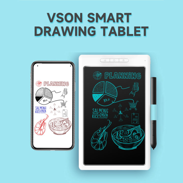 Smart Drawin Smart Graphics Tablet Digital Drawing Tablet 8192 Levels Pressure ...