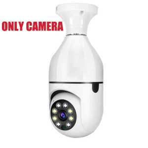 Xiaomi CCTV Camera Connect Cellphone Mini IP Security Camera With Voice Call And 8 Speakers Night Vision Auto Tracking Wireless Connectivity CCTV Bulb Camera