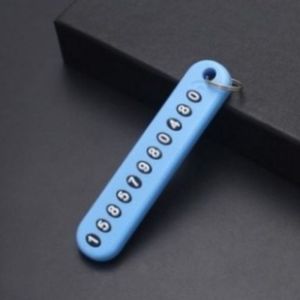 Lunashine số điện thoại di động tấm bện chuỗi chìa khóa xe chống mất đồ treo tự làm điện thoại