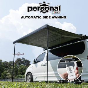 Van MPV Roof Top Automatic Side Awning with Wireless Remote Control