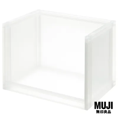 มูจิ กล่องเก็บของโพลีโพรพิลีน - MUJI PP Rack L 37 × 26 × 26 cm
