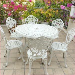 Bộ bàn ghế ban công ngoài trời Nhôm đúc Bàn ghế sân vườn ngoài trời Tròn Bàn ghế ngoài trời - BO02