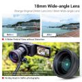 PROfezzion 18mm Wide Angle Lens for Sony ZV-1 ZV1 ZV-E10 ZV-1F A6000 A6400 RX100 VII VI V Canon G7X II III,10X HD Macro 2-in-1 Additional Lens for Canon Camera, with Thread & Adhesive Adapter Ring. 