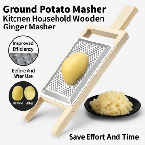 Multifunctional stainless steel potato masher Garlic Grinder Potato Masher Ginger Juicer Fruit Puree Press Garlic Paste Maker Cooking Tool