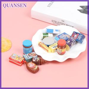 QUANSEN Dollhouse Miniature Food 1/6ซูเปอร์มาร์เก็ต Miniature pretention Play อุปกรณ์เสริมของเล่น