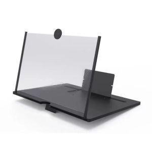 RUCHO Mobile Phone 3D Pulling Type Phone Desk Holder Screen Magnifier Eyes Protection Video Amplifier Bracket Screen Enlarger Screen Amplifier Enlarge Stand
