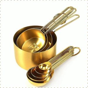 ถ้วยตวง ใช้งานได้จริงและครอบคลุม ทนทาน ช้อนตวงการอบ แม่นยํา มั่นคงและสะดวกสบาย หลายขนาด ง่ายต่อการพกพา