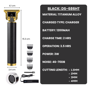 DESIGNER Mens Hair Cutting Machine Trimmer Professional Random Penggunting rambut 剃发器(Gsven)