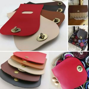 XIAHU Womens Bag Accessories Handmade for Knitted Bag Bag Flap Cover PU leather Flap Material
