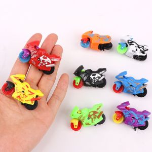 Real Pull Back Racing Motor Motorcycle Toys Cool Inertia Small Play Car Kids Toy Gift 真回力摩托车酷炫惯性摩托小车塑料回力小玩汽车儿童玩具礼品 E337