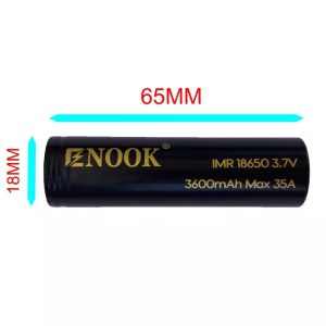 ENOOK 21700 3.7V 5000mAh 40A High Drain Battery for High Power Electronic Gadgets