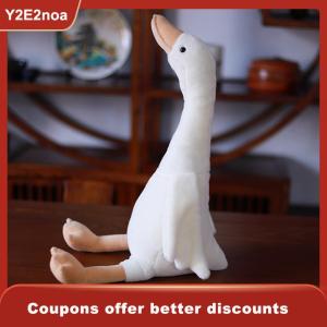 【Y2E2noa】 Long Neck Goose Stuffed Plush Doll Cute Soft Stuffed Dolls Plushie Animals Toys for Kids Baby Children Birthday Gifts