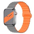 Dây Đeo Silicon Hai Màu Có Nam Châm Cho Apple Watch Seires 10 9 8 ultra 7 5 4 SE 49mm 41mm 45mm 44mm 40mm 46mm 42mm. 