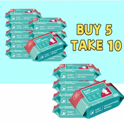 Wipes for Baby 20 packs Organic Baby Wipes 80pcs Per Pack Wet Wipes Hypoallergenic (Non-Alcohol)