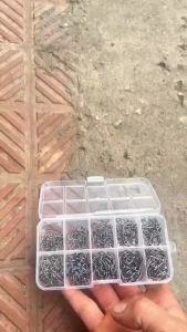 Bộ Móc Câu 500 / 100 Cái Thép Carbon Cao Bộ Móc Câu Cá Bộ Móc Câu Fly