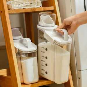 Aurora Toples Wadah Makanan Serbaguna Tutup Gelas Ukur Storage Container FOOD 2800 Ml Toples Wadah penyimpanan sabun Toples Wadah penyimpanan minyak atau bahan dapur
