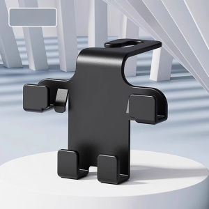 Car Headrest Hook Phone Holder Two In One Multifunctional Car Seat Back Hook Universal Rear Seat Organizer Bag Umbrella Phone Hanger Stand