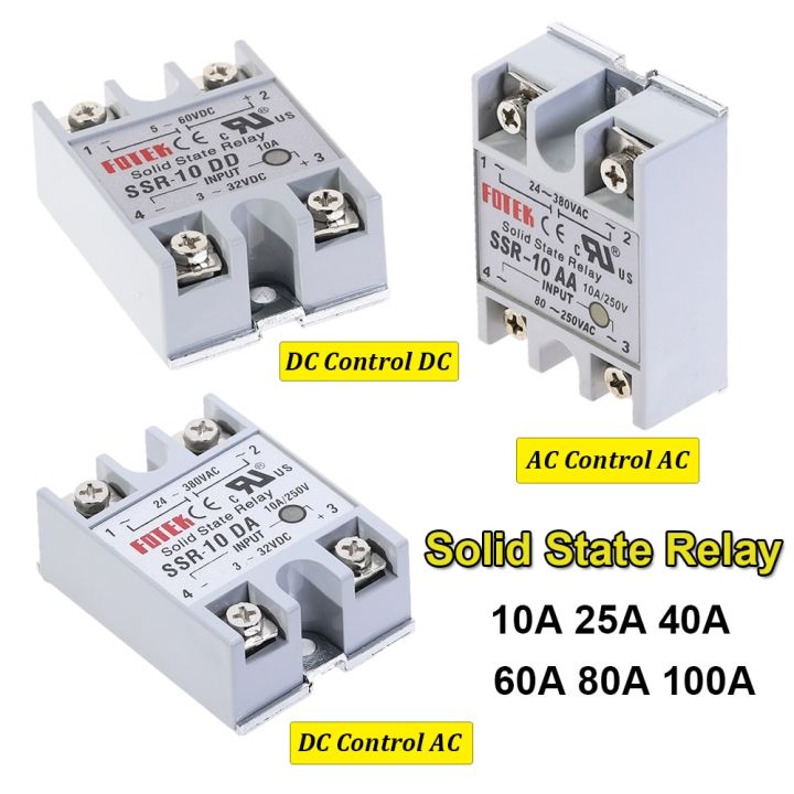Solid State Relay SSR10DD SSR25DA SSR40DA SSR40AA SSR 10A 25A 40A