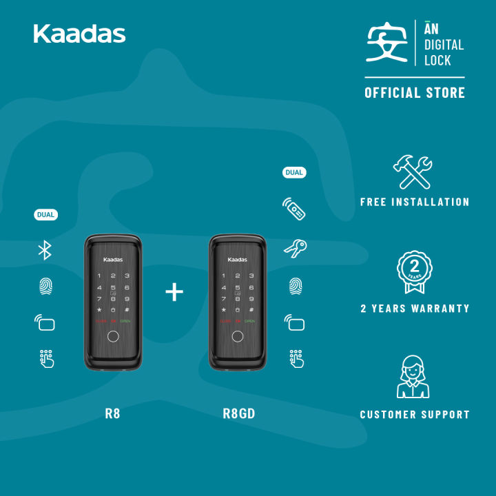 Kaadas R8 Digital Door Lock Kaadas R8gd Digital Gate Lock An