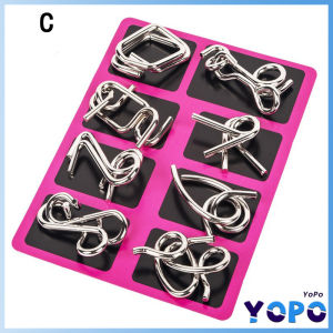 YoPo Metal Puzzle Toy Game For Kids Buckle Puzzle Games Toys