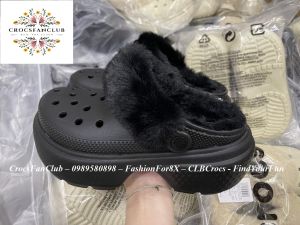 CrocsFanClub - Sục Stomp lót lông cho cả Nam nữ - PB279