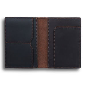 Royal Bagger Passport Bag Wallet For Men Genuine Cow Leather Fashion Ticket Holder Multi-Card Position