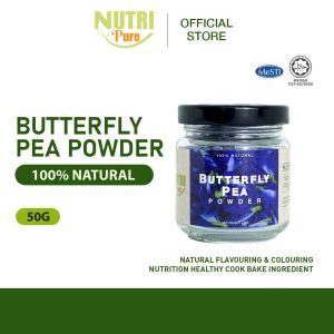 Nutri Pure Butterfly Pea Powder 50g – Natural Color & Antioxidants