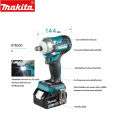 【Seiko ญี่ปุ่น】Makita DTW300 ประแจไฟฟ้าไร้แปรงถ่าน แบตเตอรี่ลิเธียมแรงบิดขนาดใหญ่ 18V ประแจชาร์จ ประแจผลกระทบ. 