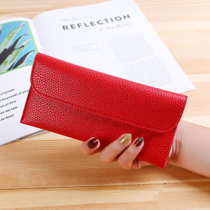 Ladies Long Wallet Fashion Thin Student Wallet Simple Korean style pattern mobile phone