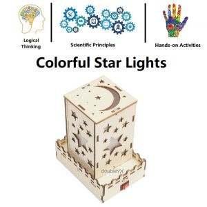 DIY Colorful Star Lights Assembly Toys - STEM DIY for Kids Educational Science Toy - Science Experiment Toys - Kids Science DIY