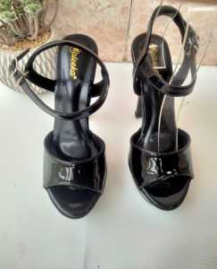 Maleeka Shoes - High Heels Wanita 13cm Glossy Premium Casual Anti Slip